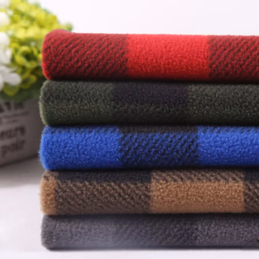 100 Polyester Double Side Brush One Side Anti Pilling Knitting Polar Fleece Fabric