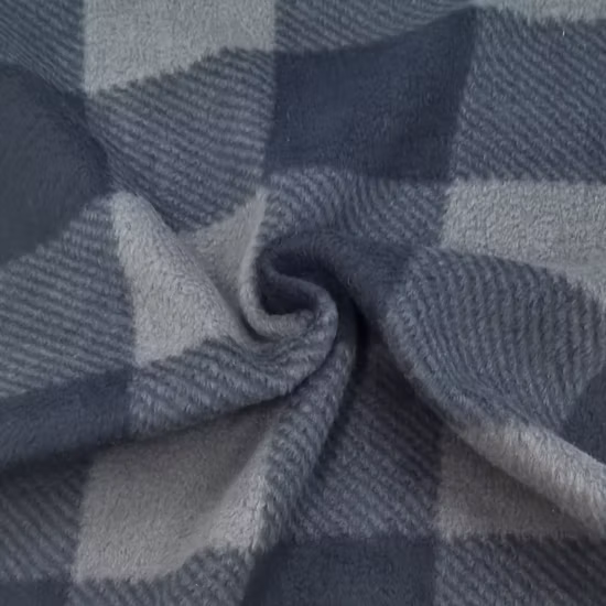 100 Polyester Double Side Brush One Side Anti Pilling Knitting Polar Fleece Fabric