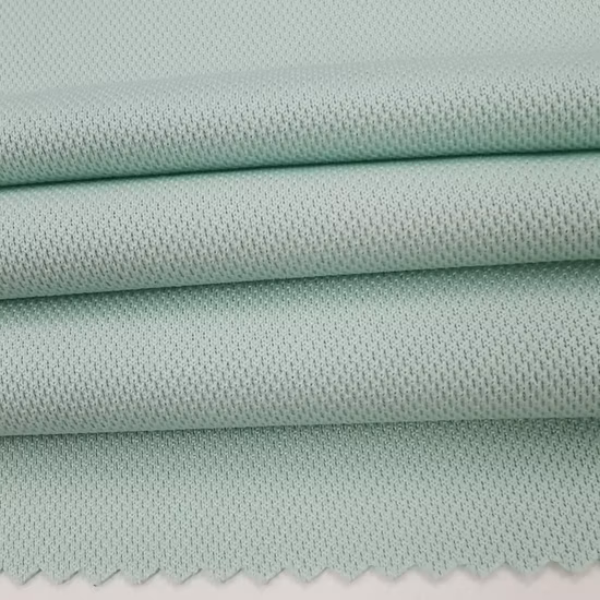 Tessuto a maglia in tessuto a coste in poliestere spandex personalizzato di colore solido popolare in fabbrica in Cina, morbido e confortevole per T