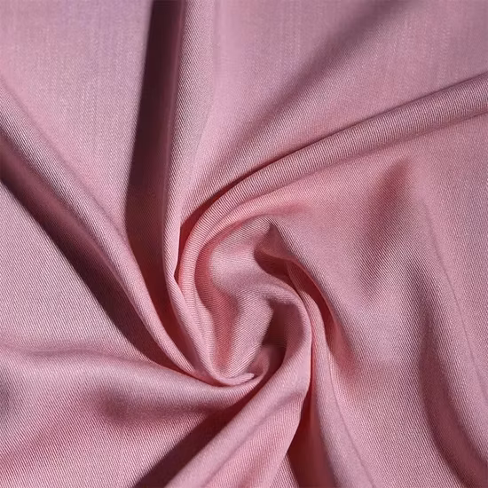Tessuto Poka tinta unita in 100% poliestere 75D Cherry Georgette Sph Twill Dye
